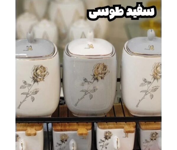 سرویس پاسماوری مدل امبیکو (سفید و طوسی) کد05