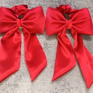 کش مو پاپیون دار مدل ساتن کد31