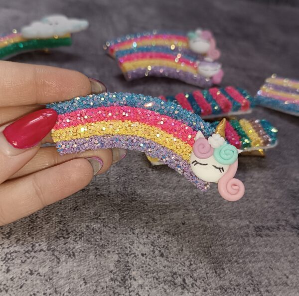 گیره مو فانتزی شاین دار کد 44