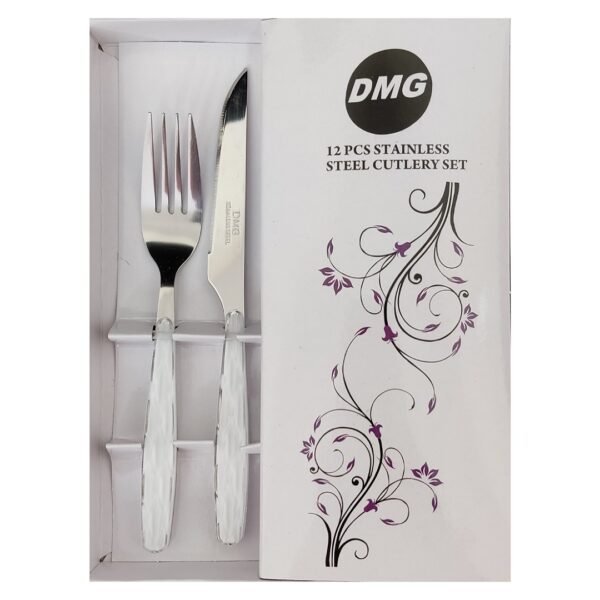 ست کارد و چنگال میوه خوری 12 پارچه dmg کد14
