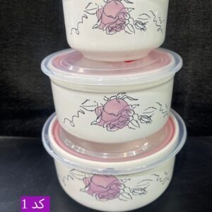 ظرف نگهدارنده مدل سرامیکی مجموعه 3عددی کد19