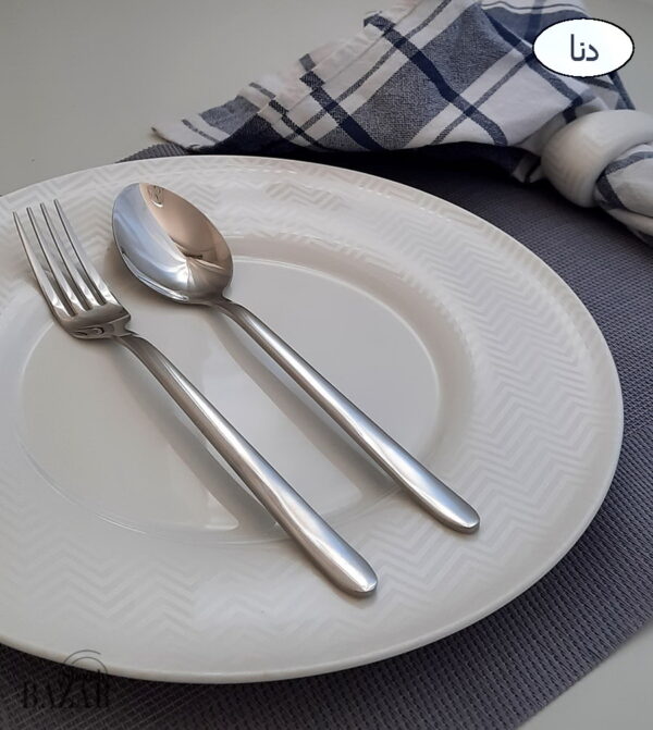 قاشق و چنگال 12 پارچه ام جی (دنا،ماینز،شیکاگو و مونت کارلو )