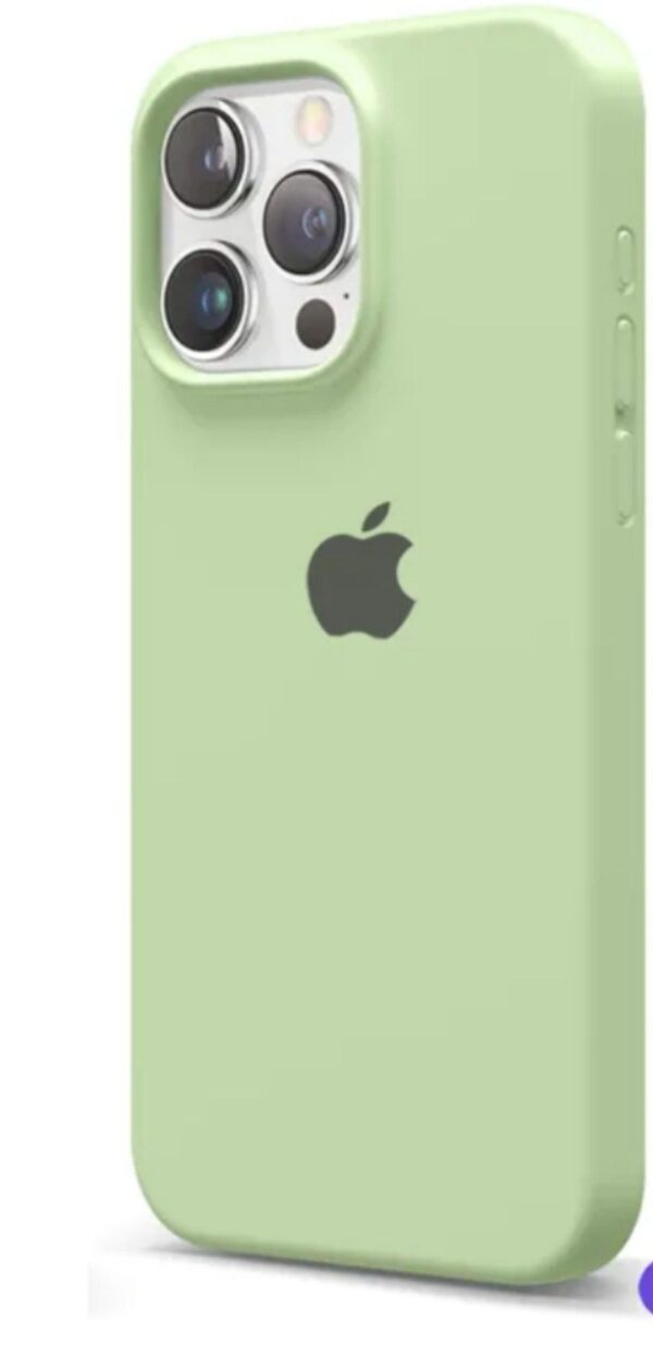 قاب سیلیکونی iphone 15 pro سبز اصل