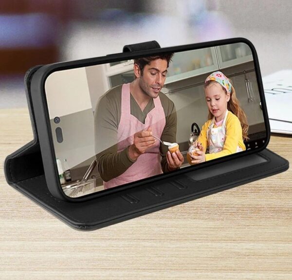کیف کلاسوری اچ دی دی  Iphone14 pro maxمشکی