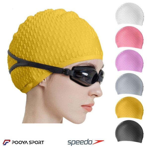 کلاه شنا SPEEDO بنفش پرنگ سیلیکونی