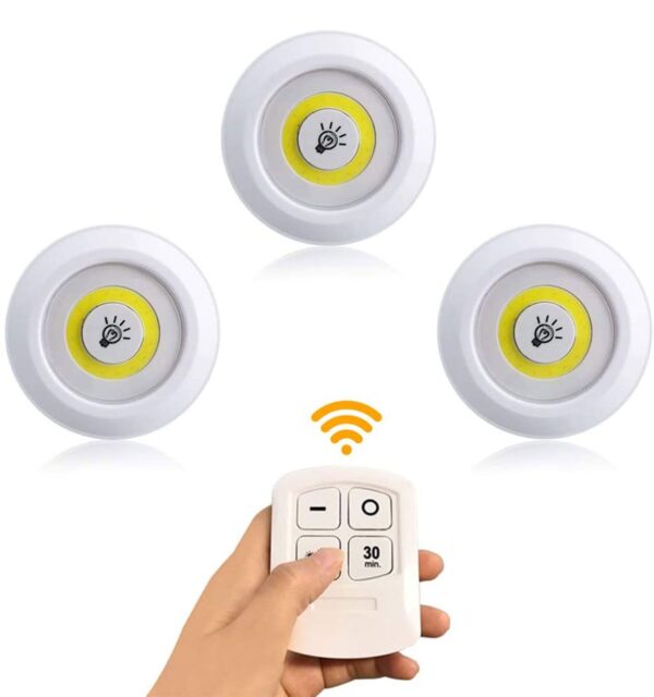 ست سه تایی چراغ LED با کنترل از راه دور کد 326