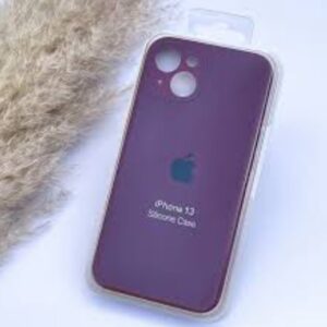 قاب سیلیکونی اصل ایفون 13 بادمجونی کد 265
