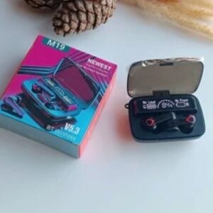 هدفون بی‌سیم بلوتوثی مدل M19  "NEWEST Digital indicator True Wireless Headset" کد 252