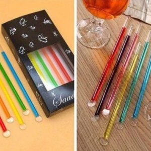 همزن رنگی شیشه ای6 عددی  کد 363