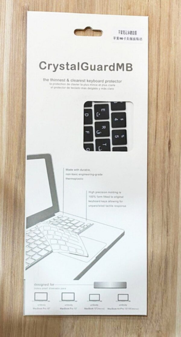محافظ کیبورد با حروف فارسی مناسب برای mac book pro 16.1 کد