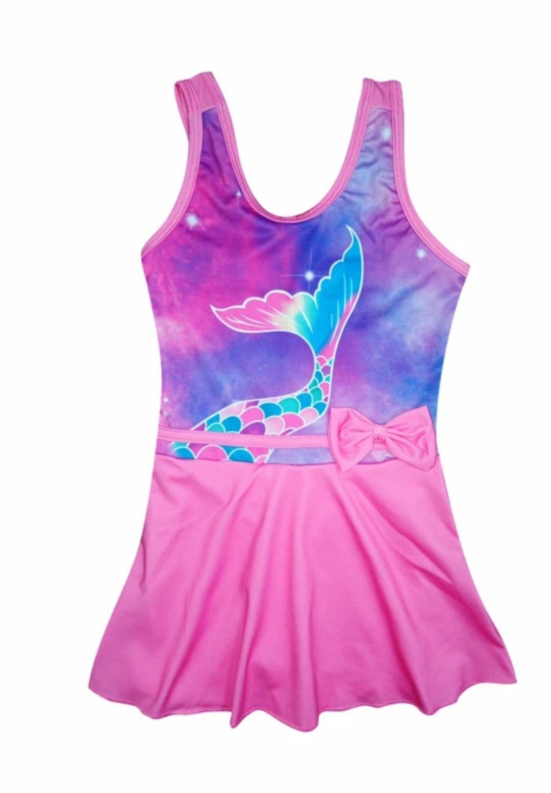 مایو دخترانه دامن دار ضد کلر سایز ۳۰ کد ۵۲۸