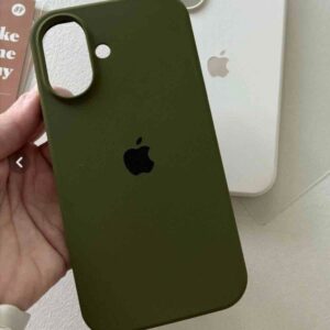 کاور سیلیکونی اپل مناسب iPhone 16 پسته ای رنگ کد 604
