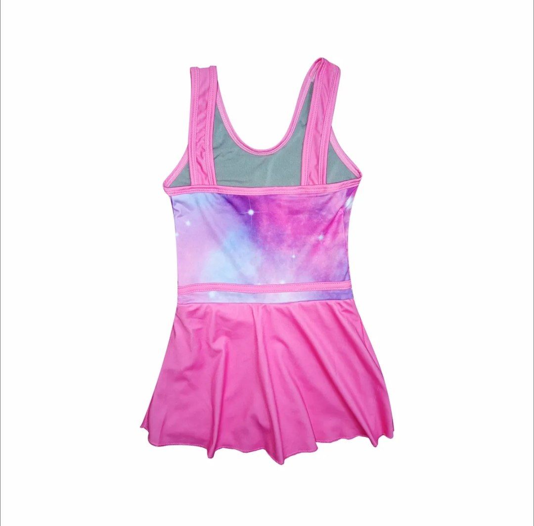 مایو دخترانه دامن دار ضد کلر سایز ۳۰ کد ۵۲۸