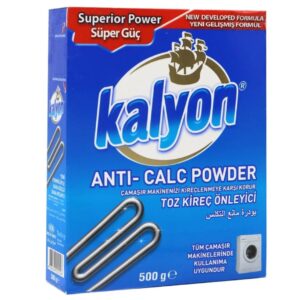 پودر جرم گیر ماشین لباسشویی کالیون مدل Superior Power وزن ۵۰۰ گرم کد ۵۶۴