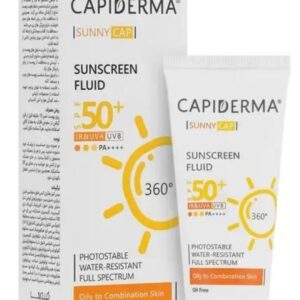فلوئید ضد آفتاب کپیدرما SPF50 مناسب انواع پوست حجم ۴۰ میلی لیتر۶۴۹