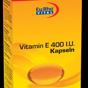 کپسول ویتامین E یوروویتال حاوی 400 واحد ویتامین E کد 594