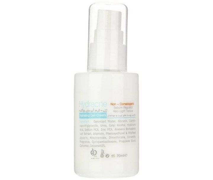 ژل کرم آبرسان پوست های چرب و جوش دار ـ Hydracne Moisturizer For Oily Skin ـ نوآکنه 690