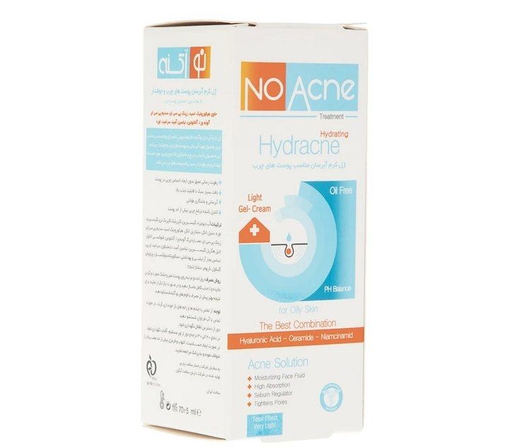 ژل کرم آبرسان پوست های چرب و جوش دار ـ Hydracne Moisturizer For Oily Skin ـ نوآکنه 690