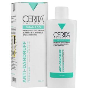 شامپو ضد شوره پروبیوتیک مناسب موهای چرب 200میل سریتا کد۷۷۷
