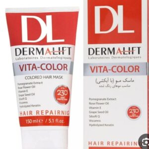 ماسک موی رنگ شده درمالیفت حجم ۱۵۰ میل کد 779