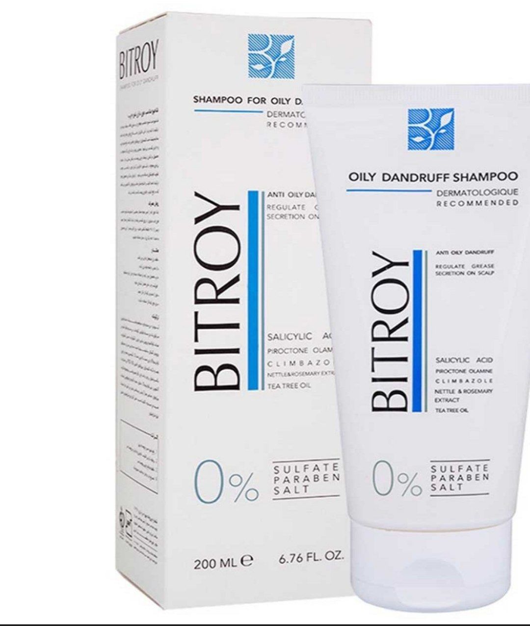 شامپو ضدشوره مناسب موهای خشک فاقد سولفات حجم 200 میل بیتروی کد ۷۸۴