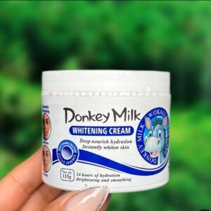 کرم سفید کننده و آبرسان پوست صورت شیر  حجم ۲۰۰ گرم الاغ کد ۷۸۹