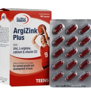 کپسول آرژی زینک پلاس یوروویتال 60 عدد کد ۸۸۸